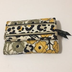 Vera Bradley yellow flower wallet